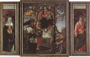 Domenicho Ghirlandaio Madonna in der Gloriole mit Heiligen china oil painting reproduction